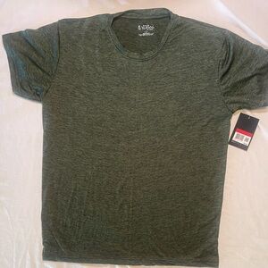 Galaxy By Harvic Men's Heather Green Short Sleeve Tee